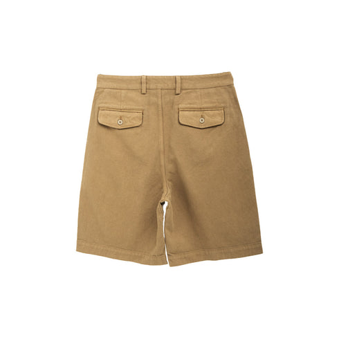 Sunflower Pleated Shorts Khaki 4134 Degli Uberti